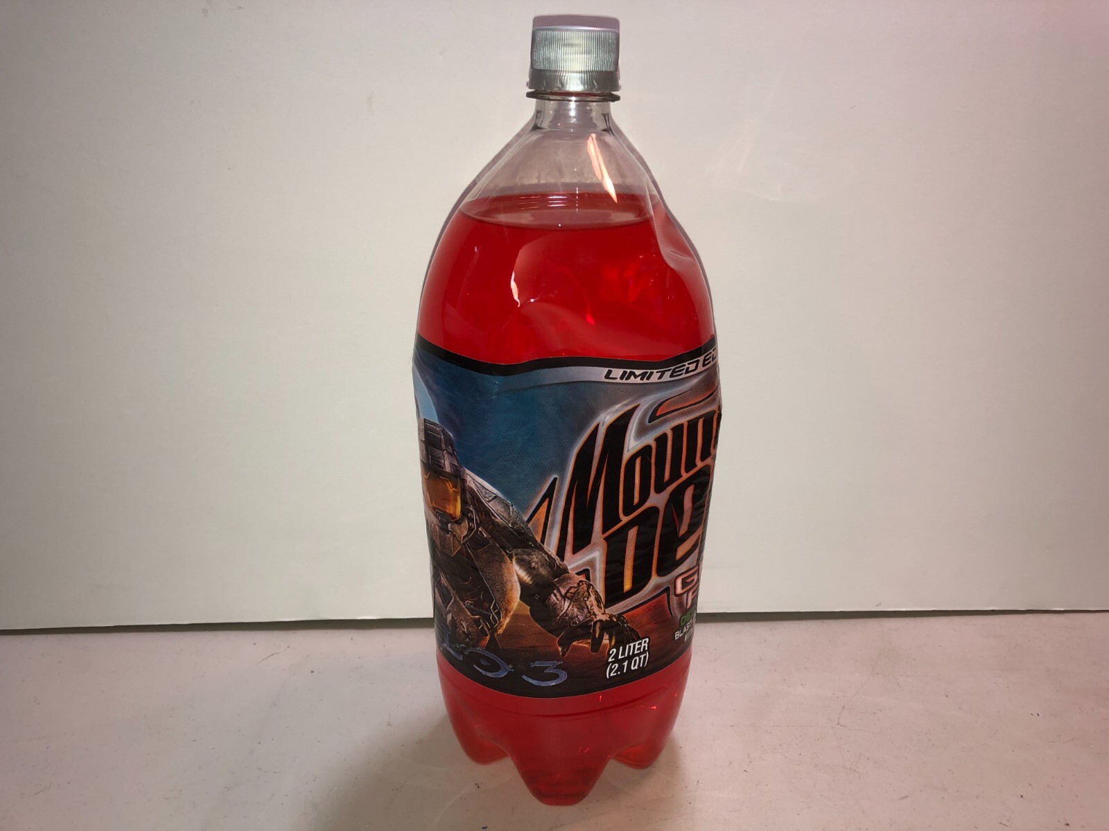 Mountain Dew Halo 3 Game Fuel Limited Edition 2007 2 Liter Bottle Full Unopened eBay