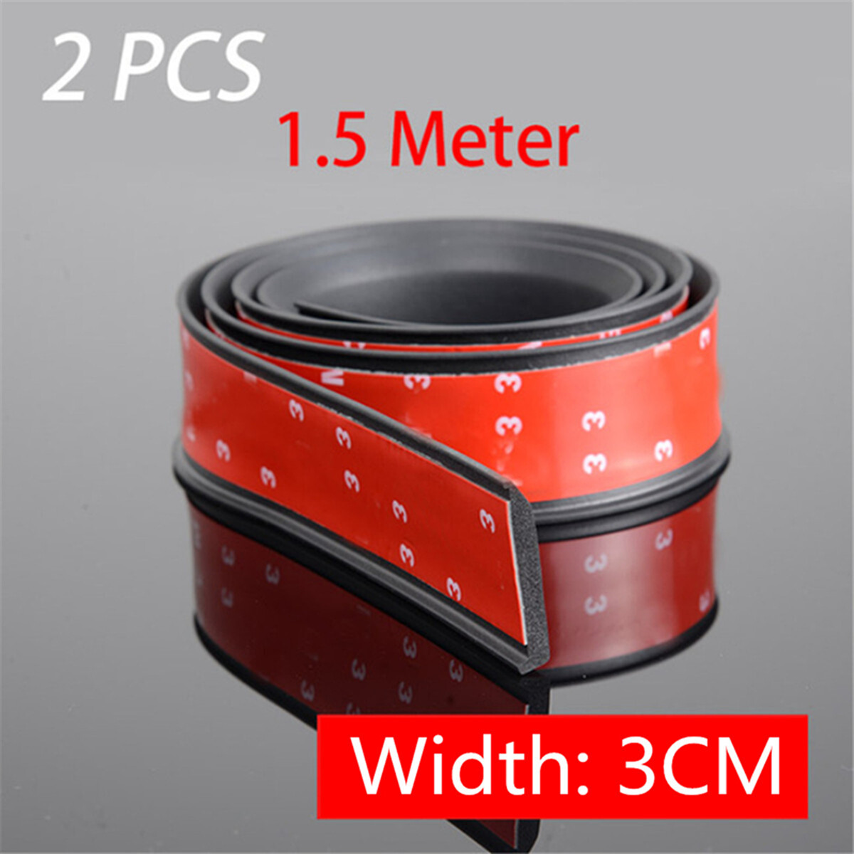 2x 59in Car Fender Moulding Guard Strip Wheel Arch Lip Trim Protection Universal