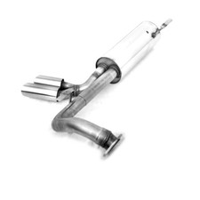 FOX Endschalldämpfer 2x80mm nach li schräg für Mercedes G-Klasse G500 463
