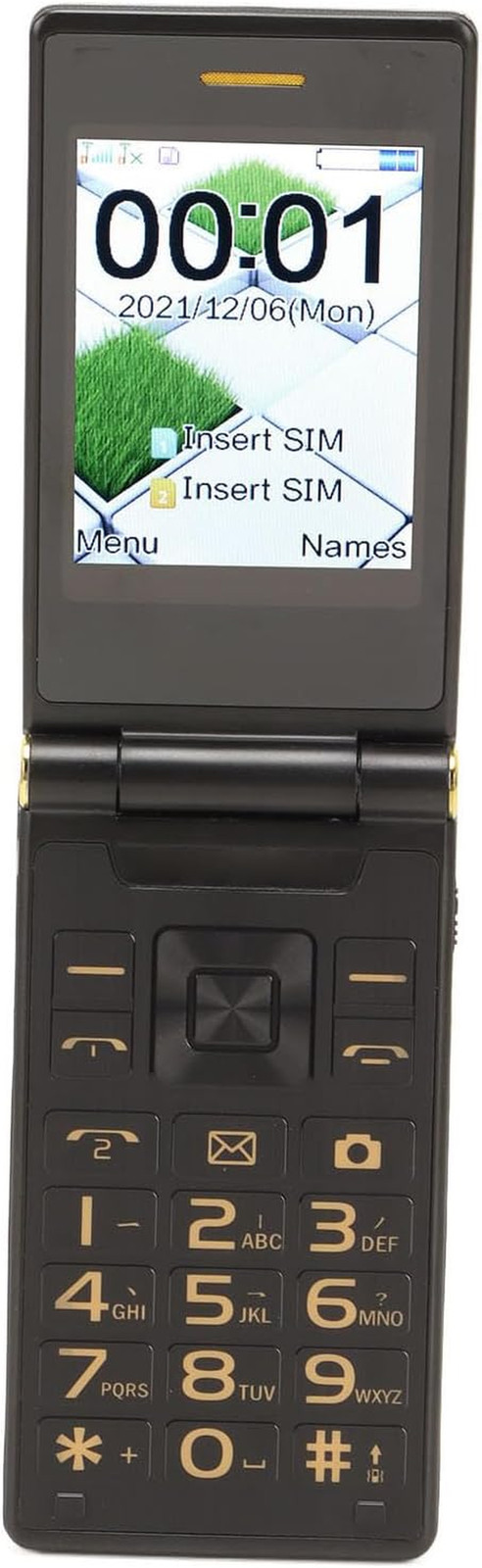 3G Unlock Flip Phone for Senior, Big 3.0 Inch Large Screen C
