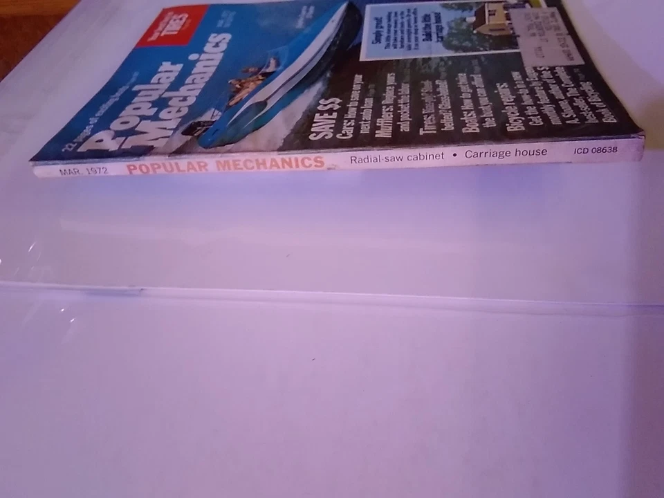 Popular Mechanics Magazine Vintage March 1972 - Image 2 of 3