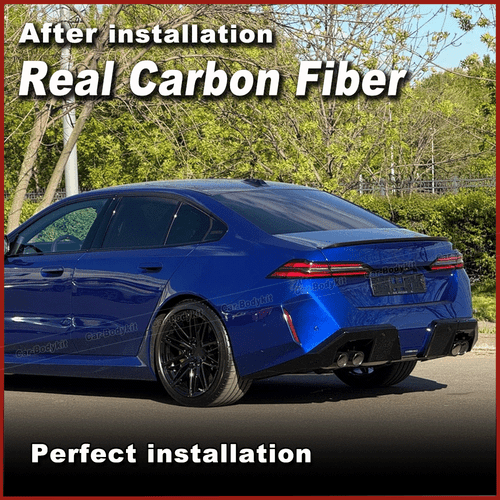Carbon Heckspoiler Kofferraum Spoiler Lippe Passt für BMW 5er G90 G99 M5 2024-25 - Picture 3 of 12