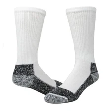 Wigwam At Work Steel Toe Sock - F1140 - M, L, XL, White/Black or Black