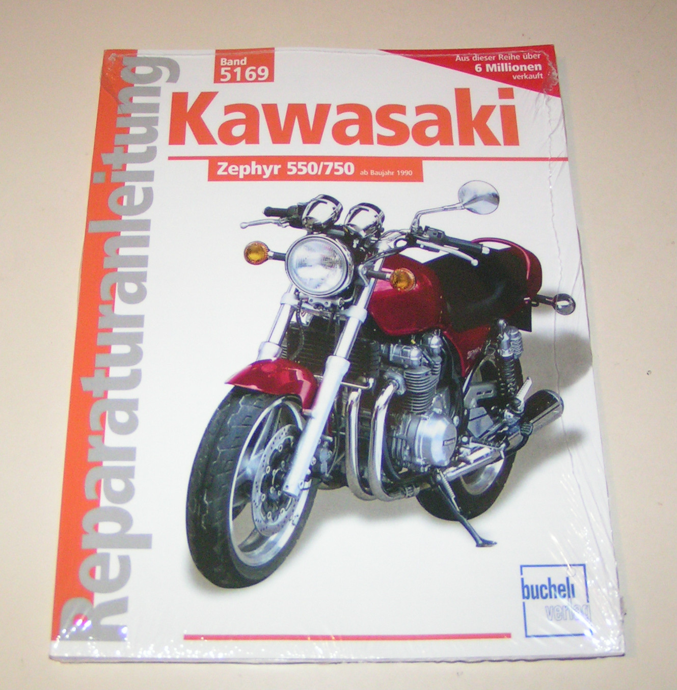 Repair Manual Book for Kawasaki Zephyr 550 750 (1990-) Taschenbuch