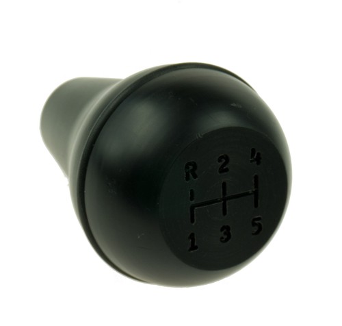 ZF Gearbox 5 Speed Nylon Gear Knob Dog Leg 1st Pattern Machined - Plain Black - Picture 2 of 2