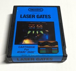 Jeu LASER GATES Atari 2600 Par Imagic - 1ère édition, Complet Bon état