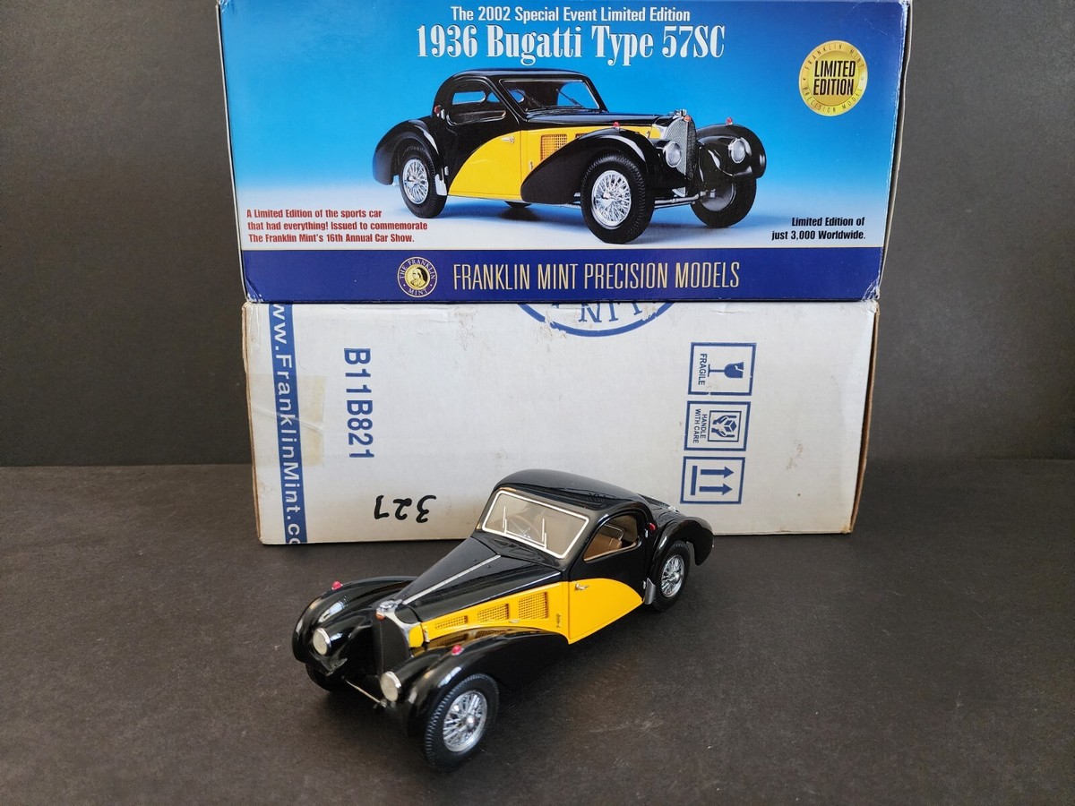 ミニカー Franklin Mint Bugatti e FRANKLIN MINT 1936 BUGATTI TYPE 57SC LIMITED 1/24 DIECAST SR | eBay