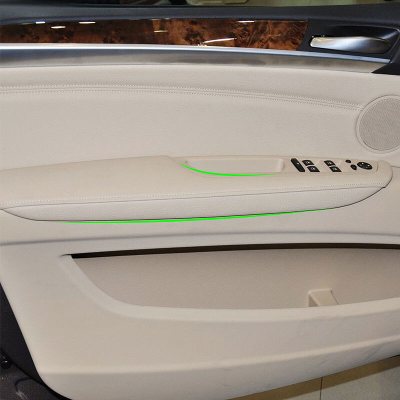 4X Car Door Armrest Panel QUALITY Leather Cover for BMW X5 E70 07-13 Lid thumbnail 2