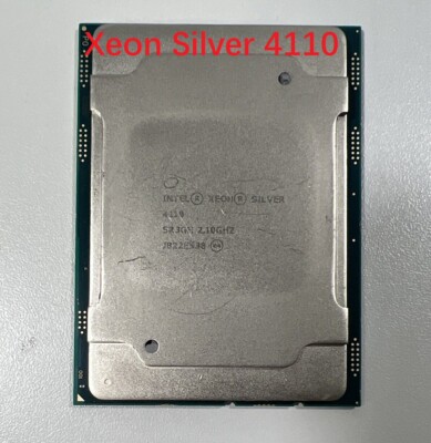 Intel Xeon Silver 4110 SR3GH 2.10GHz 11MB 8-Core LGA3647 CPU Processor