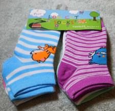 Gold Medal International Toddler Ankle Socks Vintage 90's Size 2-4 Yrs. NEW 