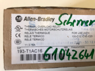 Allen-Bradley 193-T1AC16 Motorschutzrelais   OVP & NEU