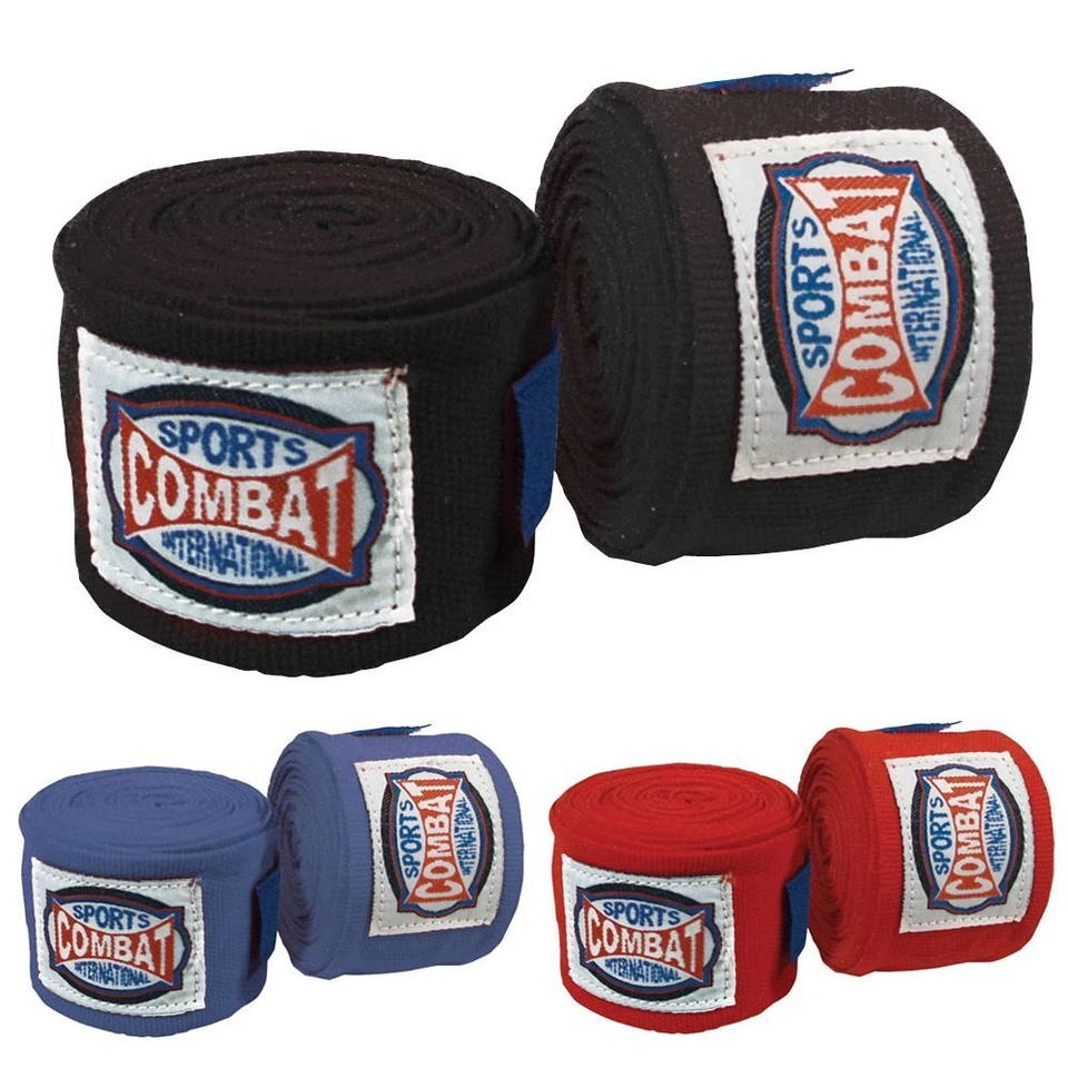 Combat Sports 180" Semi Elastic Boxing Kick MMA Handwraps Hand Wrap Wraps