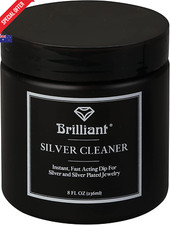 Silver Jewellery Cleaner 240ml with Cleaning Basket for Rings & Chains