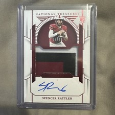 2024 Panini Collegiate National Treasures - Spencer Rattler RPA /11