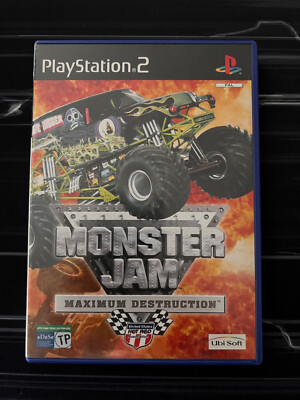 Monster Jam Maximum Destruction PS2 Video Game Ubisoft 2002 PAL ITA