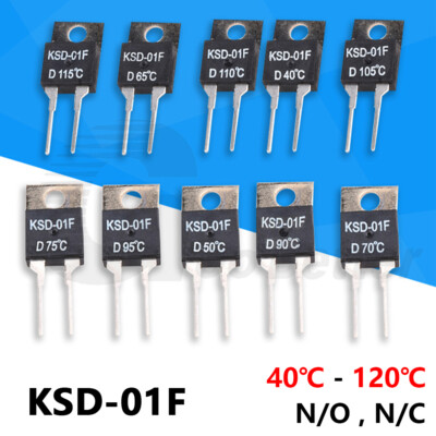 Termostato KSD-01F Normalmente Chiuso - Interruttore Temperatura Per Elettrodomestici E Dispositivi - Foto 4