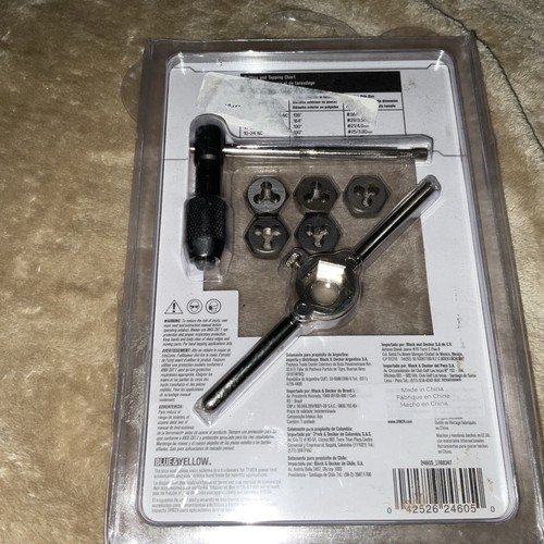 Irwin Hanson 12-Piece SAE All-Purpose Tap & Die Set #24605 - Picture 3 of 4