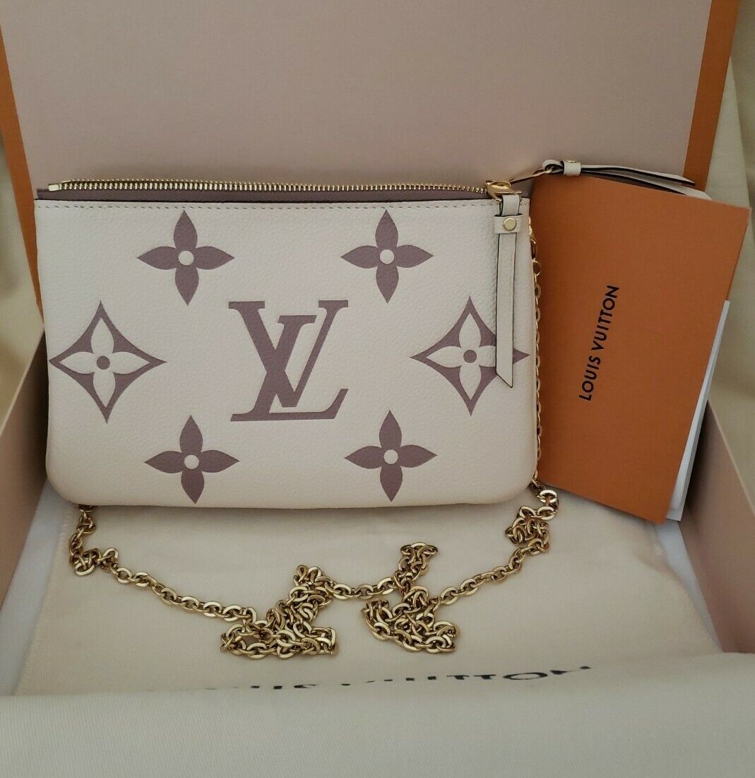 Louis Vuitton Double Zip Pochette Crossbody Bag