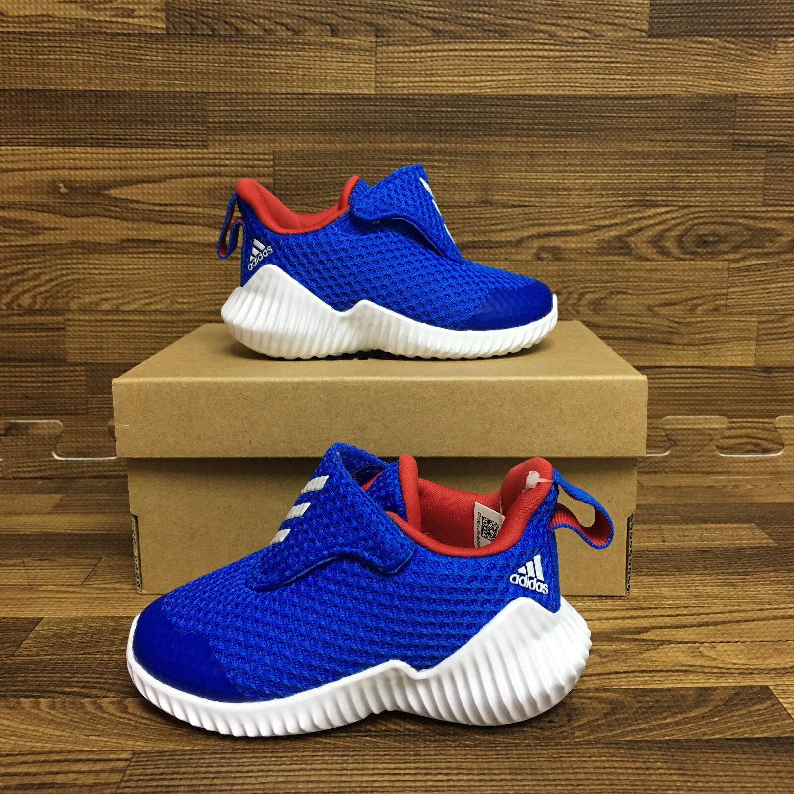 Кроссовки Adidas FortaRun AC I для малышей, размер 4 C, Тренировочная обувь для ходьбы, синие кроссовки #686