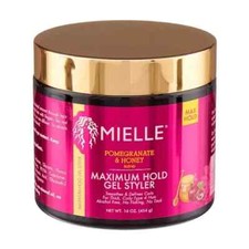 Gel Styler, Maximum Hold MIELLE Pomegranate Honey Blend, 16 oz 454 g