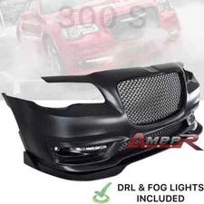 Fits 11-14 Chrysler 300 Front Bumper Cover Conversion Replacement BodyKit PP