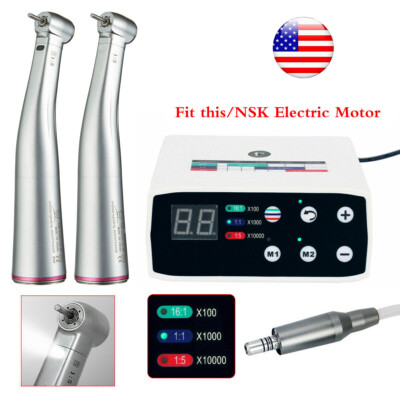 NSK Style Dental Brushless LED Electric Micro Motor/1:5 Increasing handpiece CQ