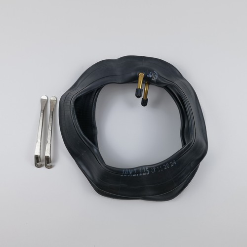 2X Scooter Eléctrico 10 Tubo Interior 10X2.125 Boquilla Curvada de Goma Piezas de Repuesto - Imagen 5 de 5