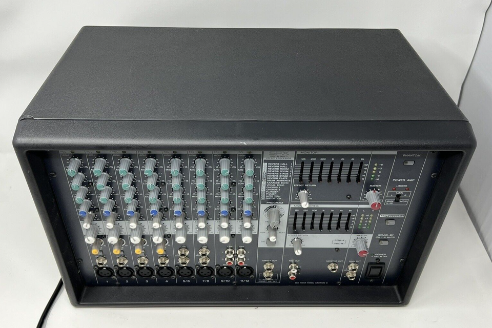 Yamaha EMX512SC 12 Channel Powered Mixer Powers On Untested eBay
