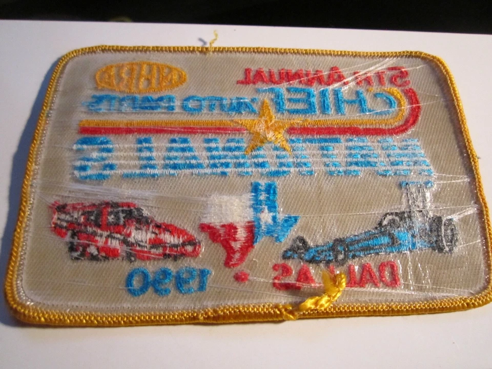 FERRARI & LAMBORGHINI PATCHES & 1990 CHIEF AUTO PARTS NATIONALS PATCH - BBA-14 - Image 4 of 4