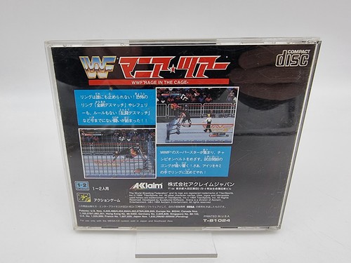 WWF RAGE IN THE CAGE SEGA MEGA CD JAPAN USED - Picture 2 of 4