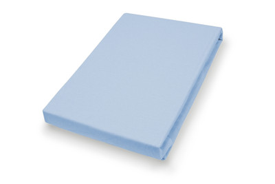 Hahn Spannbettlaken Jersey BLUE sky BL 120x200 cm blau Spannbetttuch