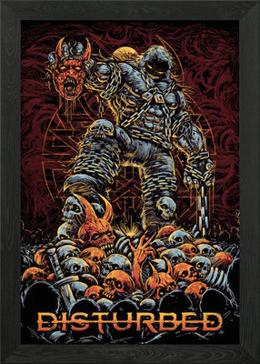 Disturbed Album Art - The Guy gerahmtes Wandbild Poster Leinwanddruck Bild