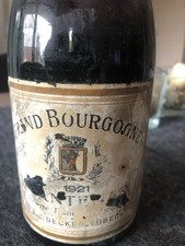 Wein Jahrgang 1921.   In einer zugeschütteten Kellerruine In Lübeck gefunden!