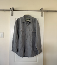 VTG Field And Stream Flannel Button Up Shirt Mens XXL Heavyweight