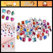 150 Pcs Colorful Adjustable Plastic Rings for Kids - Costume Jewelry Party Acces