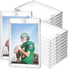 25 Pack 130PT Magnetic Card Holder for Baseball Football Sport Collectable Cards