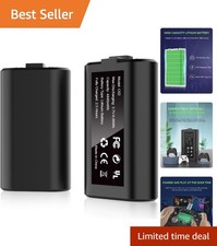 Xbox Play  Charge - 2 Pack 4440mWh Rechargeable Batteries with Safety Features