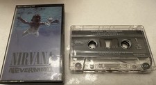 Nirvana - Nevermind Cassette Tape 1991 Kurt Cobain DGC Grunge Vintage