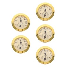 Set of 5 Cigar Case Hygrometer Humidity Monitor Humidor Temperature Gauge