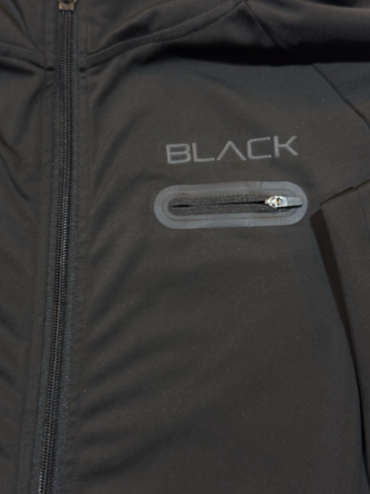 Actively Black Hooded Performance Jacket Women’s … - image 11