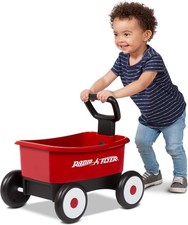 Push  Pull Walker Wagon for Kids 1-4 Years Old Red