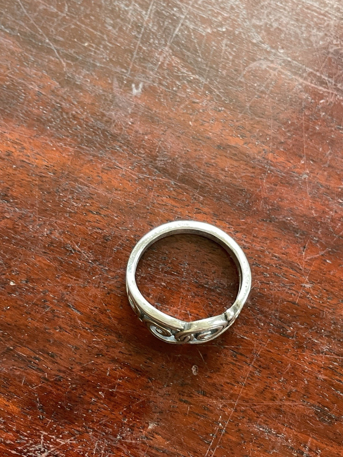 James Avery Scroll Ring Sterling Silver Size 6.5-7 - image 4