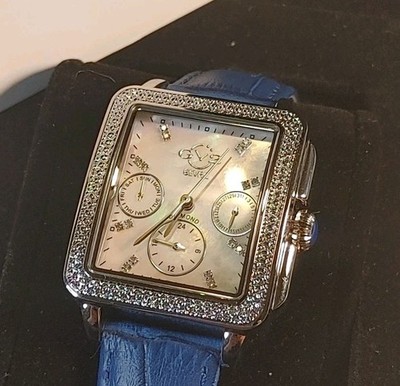 Gevril Bari GV2 Swiss Limited Edition Diamond Bezel Pink Dial Watch New !!