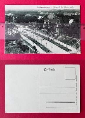 AK BERLIN Schlachtensee um 1910 Blick auf die Lindenallee   ( 176675