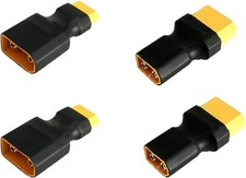 2 Pairs XT60 to XT90 Connector RC Male Female Plug no Wire Adapter for RC Lipo B