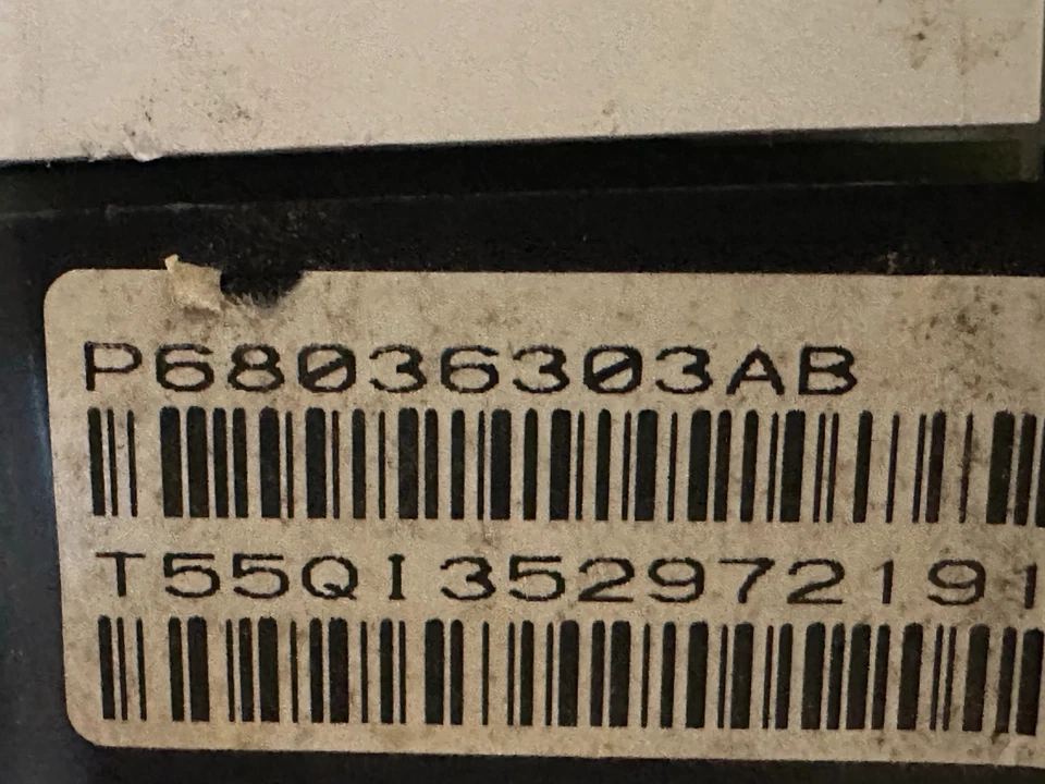 Приборная панель спидометра калибра 2010 Dodge датчики приборной панели 148 567 миль - Изображение 3 из 3