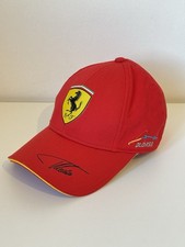 Ferrari Scuderia F1 Team Cap Red Alonso Signature Formula 1 Racing Hat