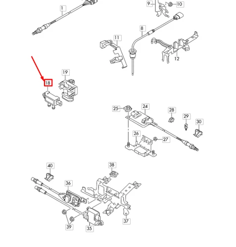 NEU AUDI Q5 FY DPF DRUCKDIFFERENZGEBER 059906051L ORIGINAL - Bild 10 von 11