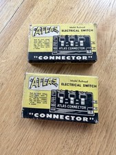 Two Atlas Vintage Model Railroad Electrical Switch 205 Connector
