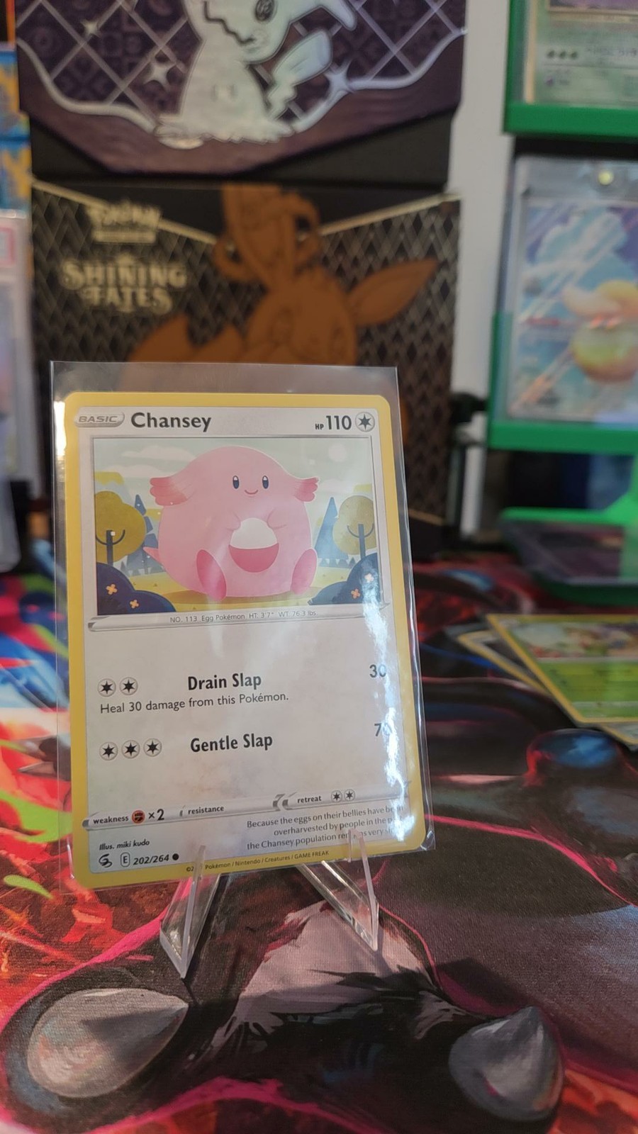 Pokemon Chansey 202/264 Fusion Strike Common NM Near Mint TCG